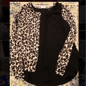Leopard print cardigan- cute and stylish